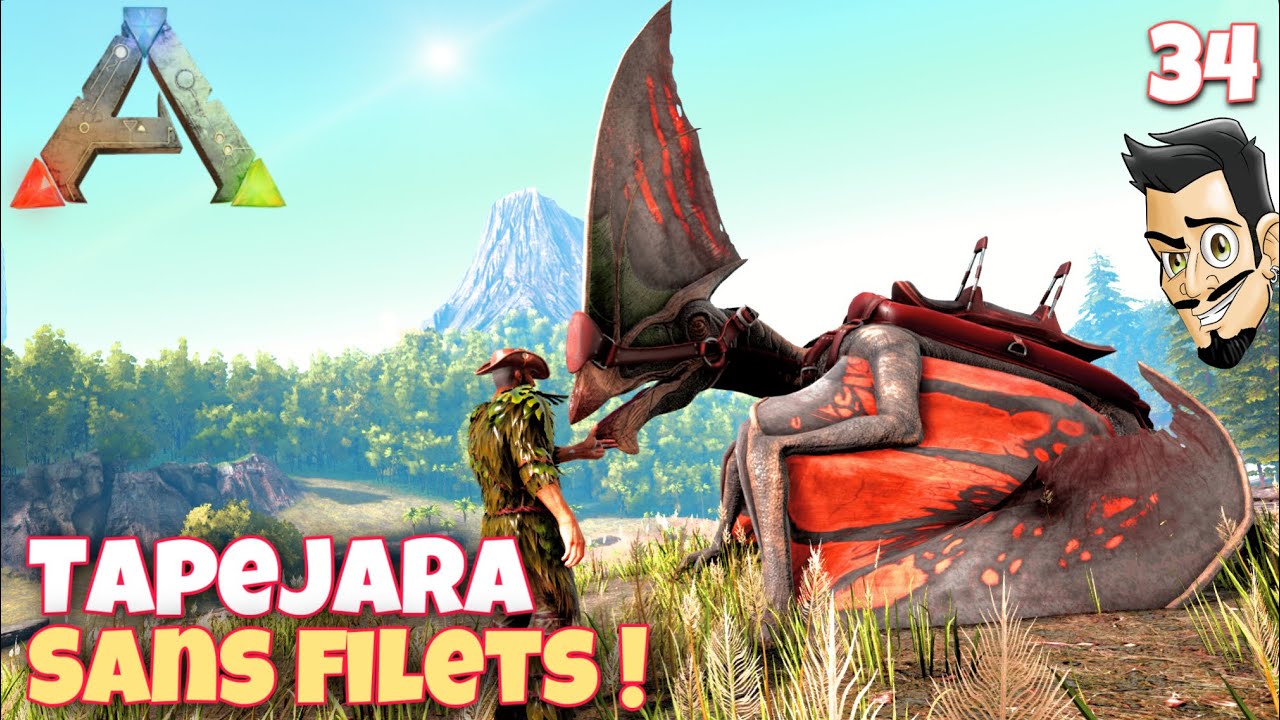JE CAPTURE UN TAPEJARA SANS FILETS ! ARK THE ISLAND FR - ep34 - Ark Survival Evolved