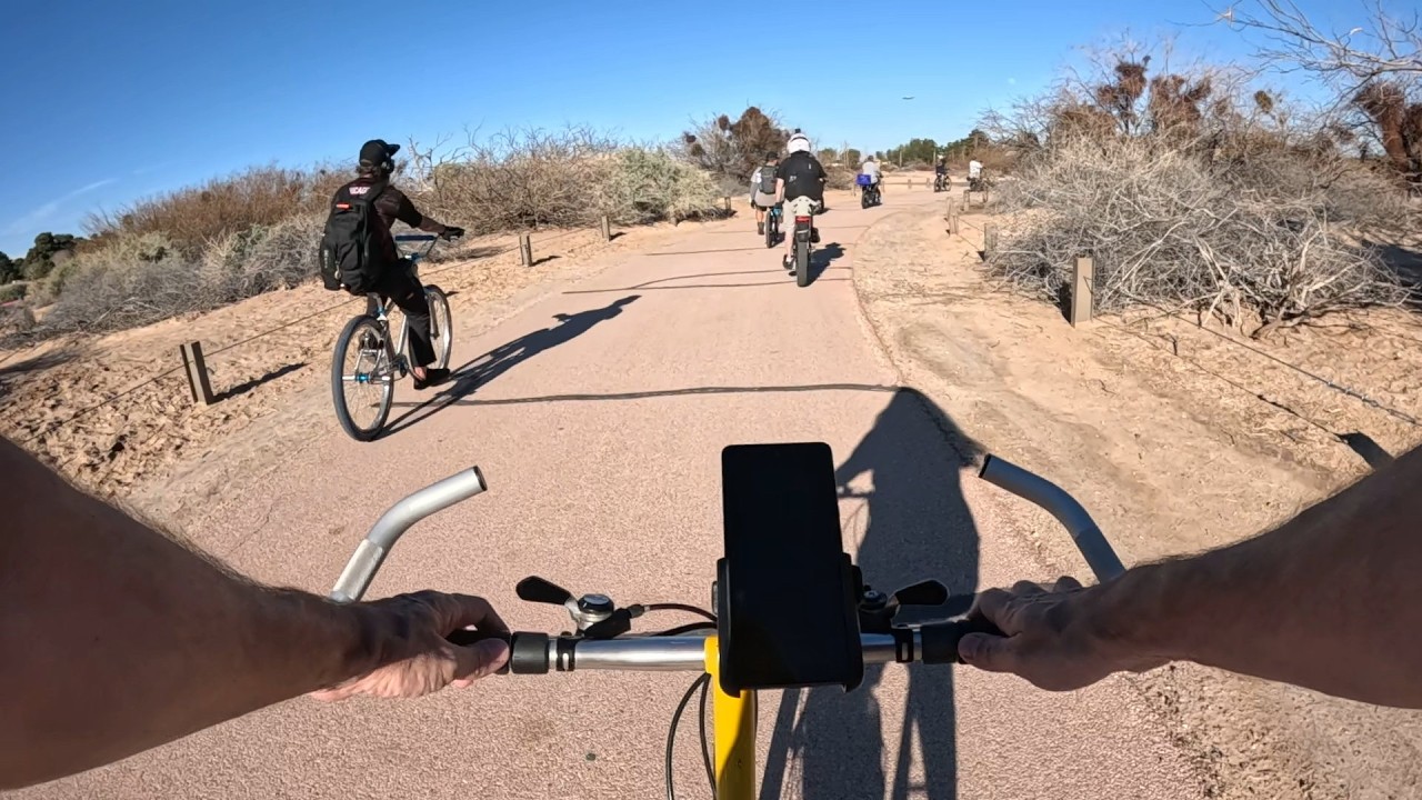 Bike ride on a beautiful Saturday in Sunset Park, Las Vegas, NV.