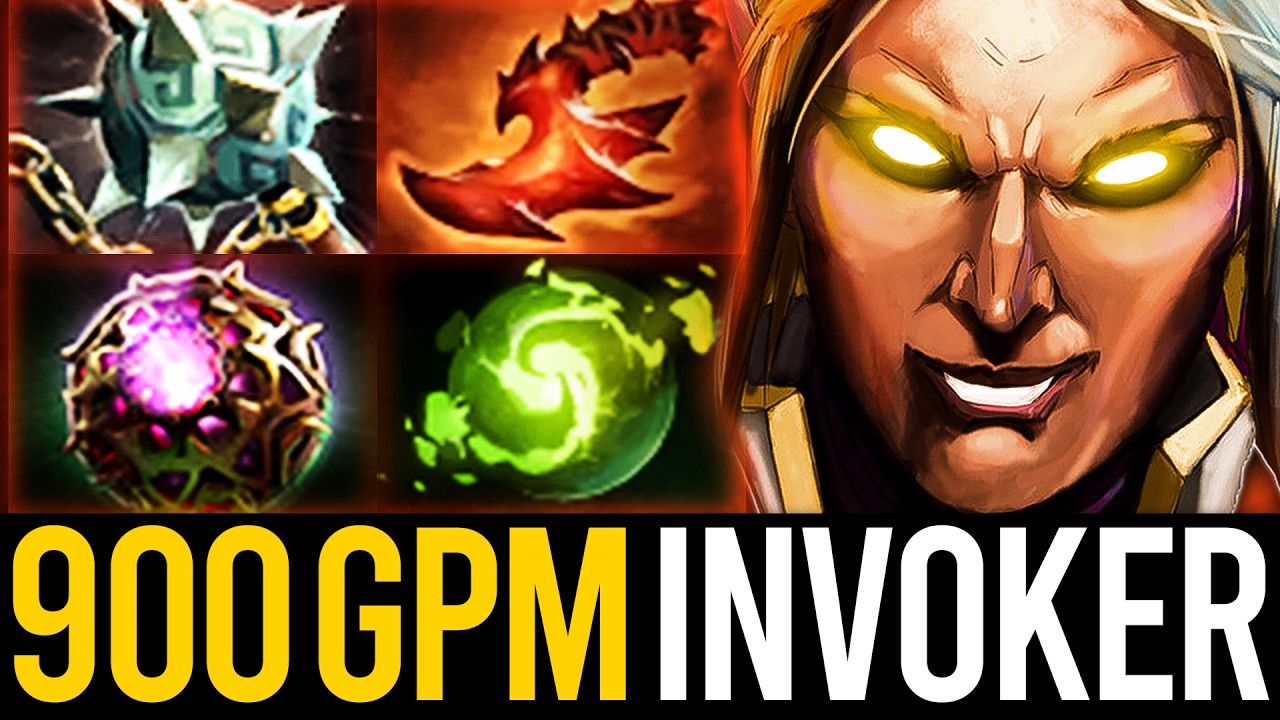 900GPM!! Invoker vs Lion Mid INTENSE 44-Min Game | Dota 2 Invoker