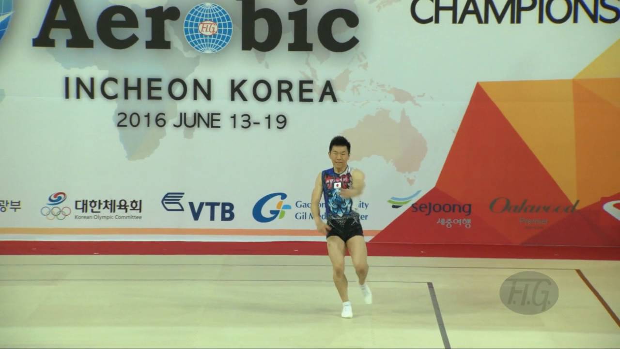 KOREEDA Ryo (JPN) - 2016 Aerobic Worlds, Incheon (KOR) - Qualifications Individual Men