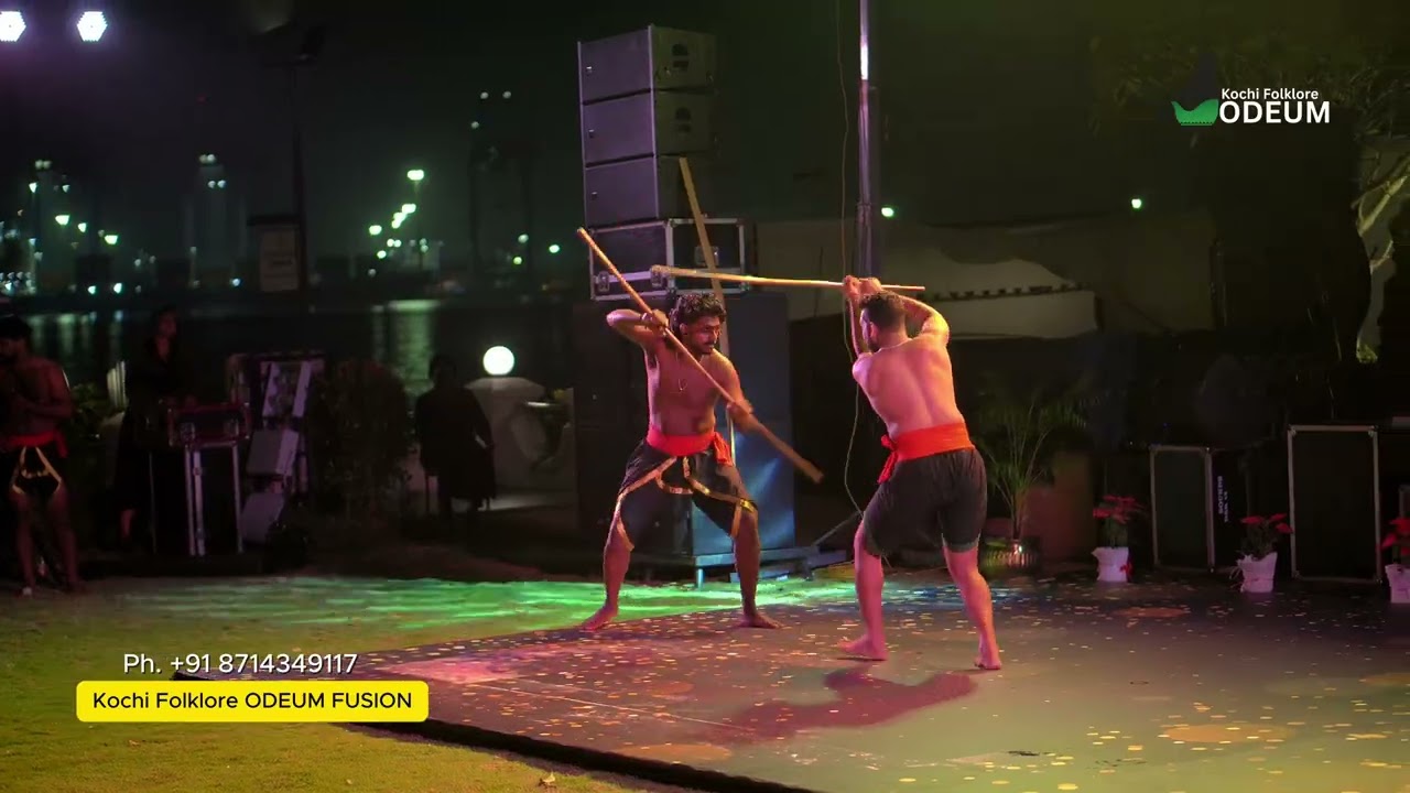 Kerala Cultural Dance Performance Fusion By Kochi Folklore ODEUM #kerala