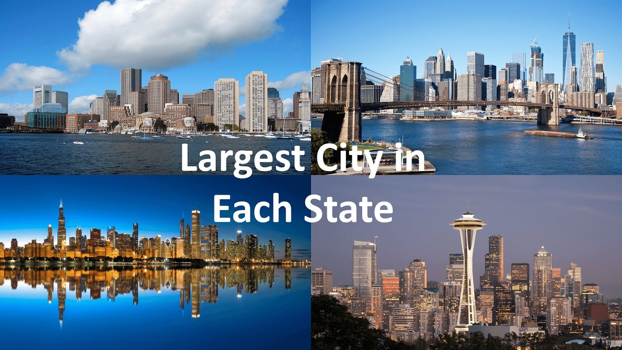 Largest City in Each State | USA | Ranked