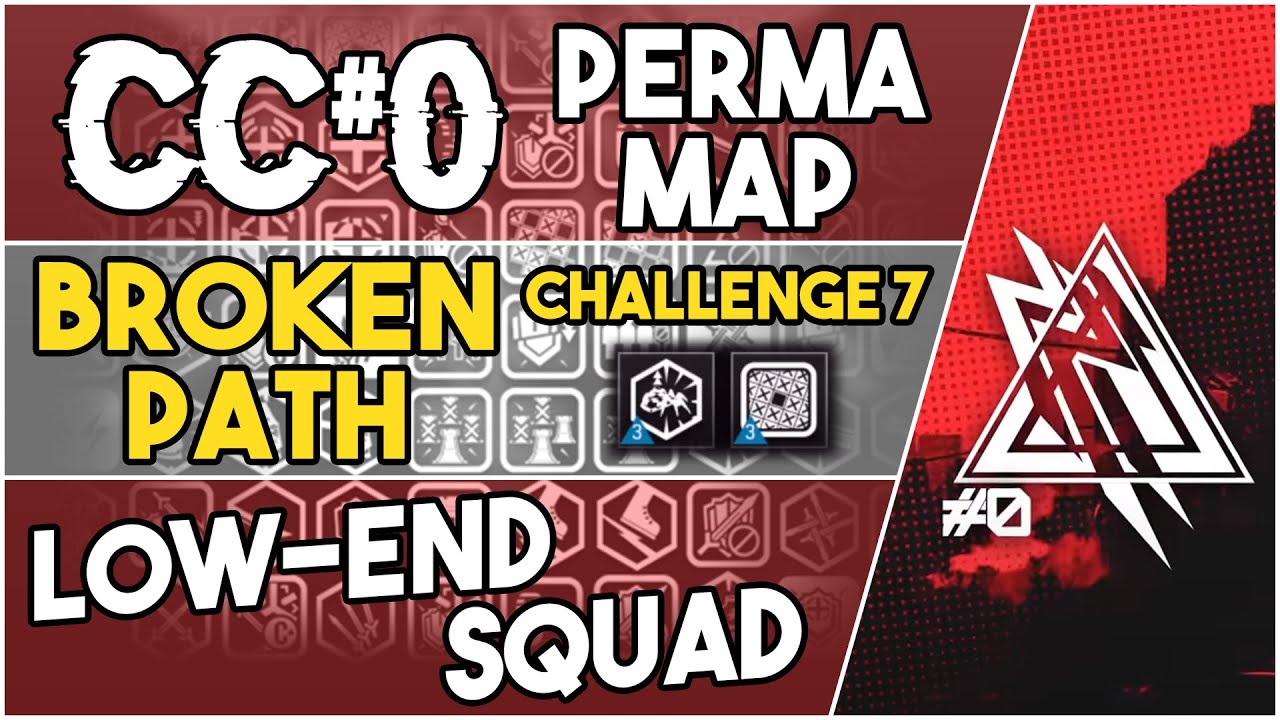 【明日方舟/Arknights】[CC#0 Permanent Map - Broken Path Challenge 7] - Low End Squad - Arknights Strategy