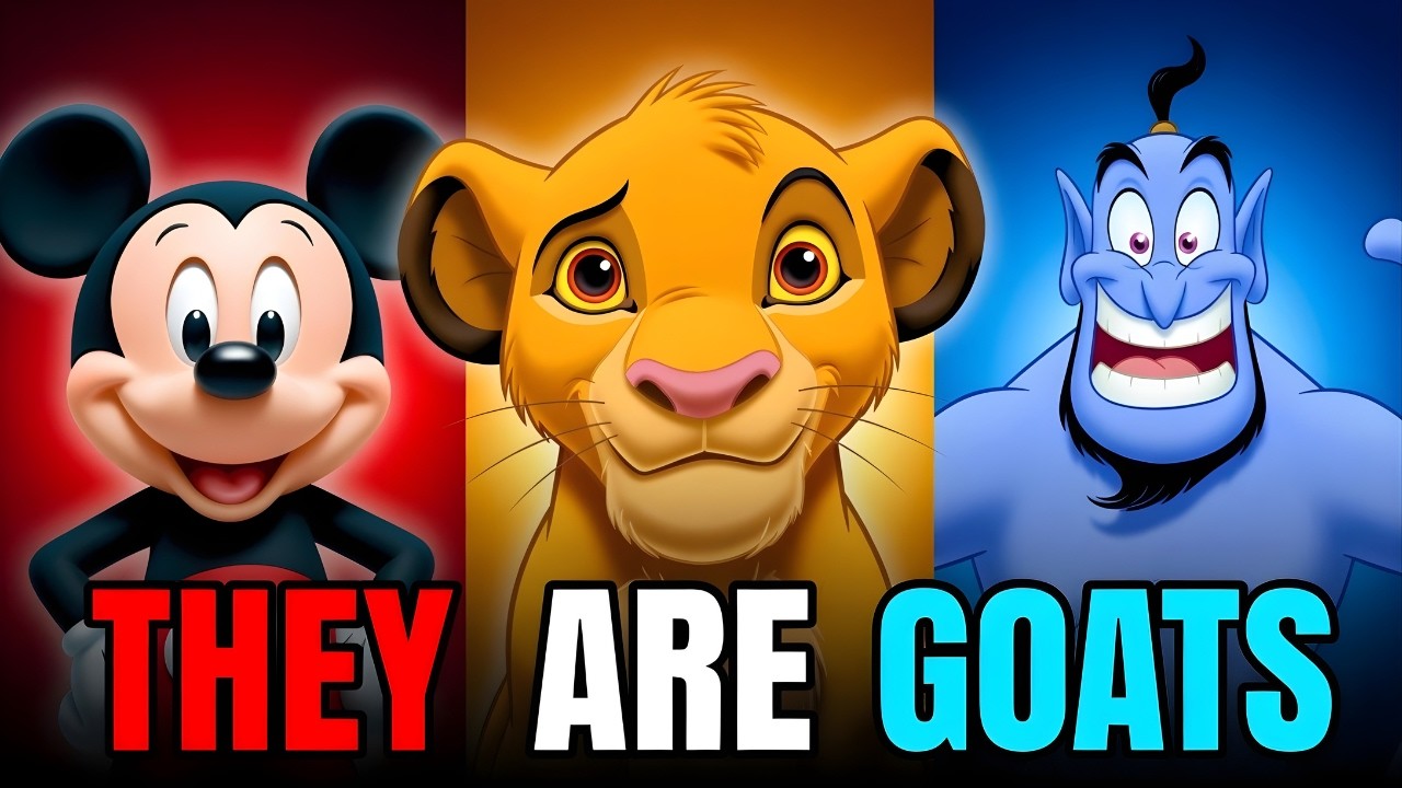 Every GOAT Disney Character Explained in 25 Minutes.