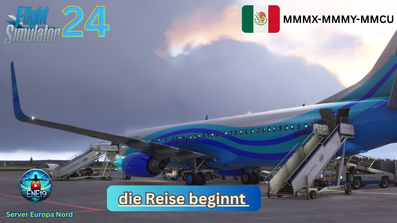Mexiko Nordroute 🇲🇽 im 2.Teil kommen die Flüge | #MSFS2024 #737 #flightsimulator #pmdg