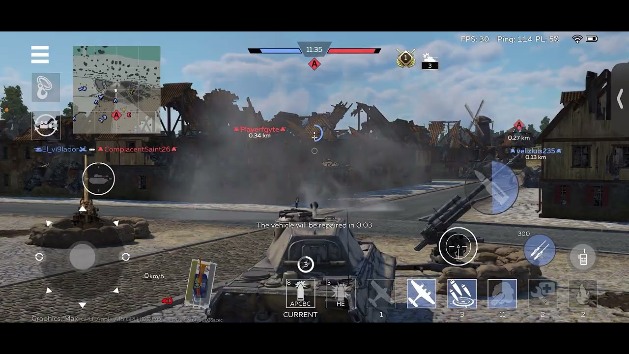 War thunder mobile Tiger 2 7 kill