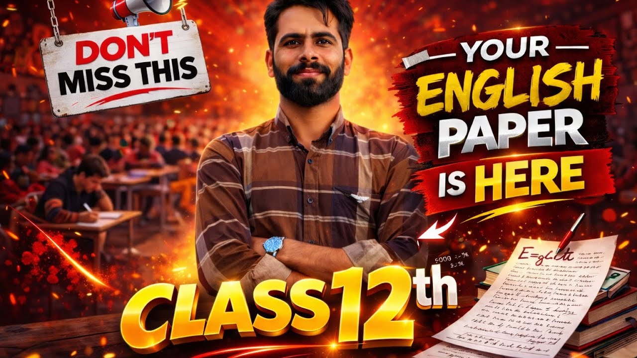 CLASS 12th || YOUR ENGLISH PAPER IS HERE || JKBOSE BY ZULAFQAR SIR 