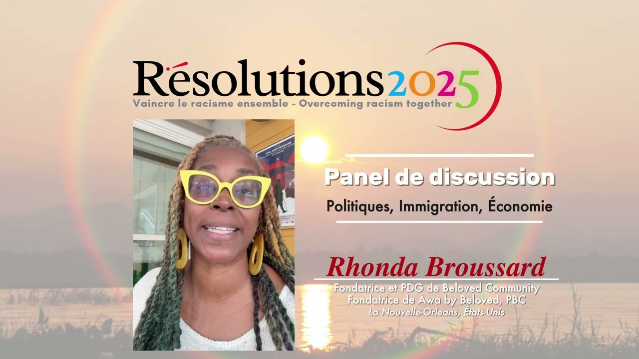 Message de Rhonda Broussard pour Résolutions2025