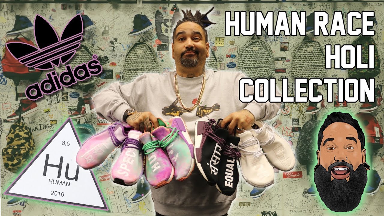 Showcasing the entire Holi Human Race collection.