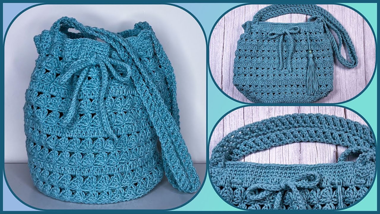 👜BOLSO con Base REDONDA en Crochet # 5, pasó a paso 💯fácil 👌