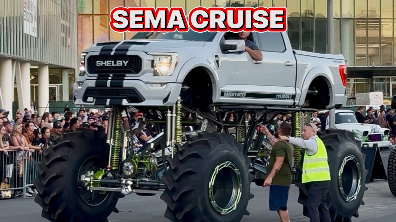 2025 SEMA Cruise | Custom Cars & Trucks Rolling Out Of The SEMA Show