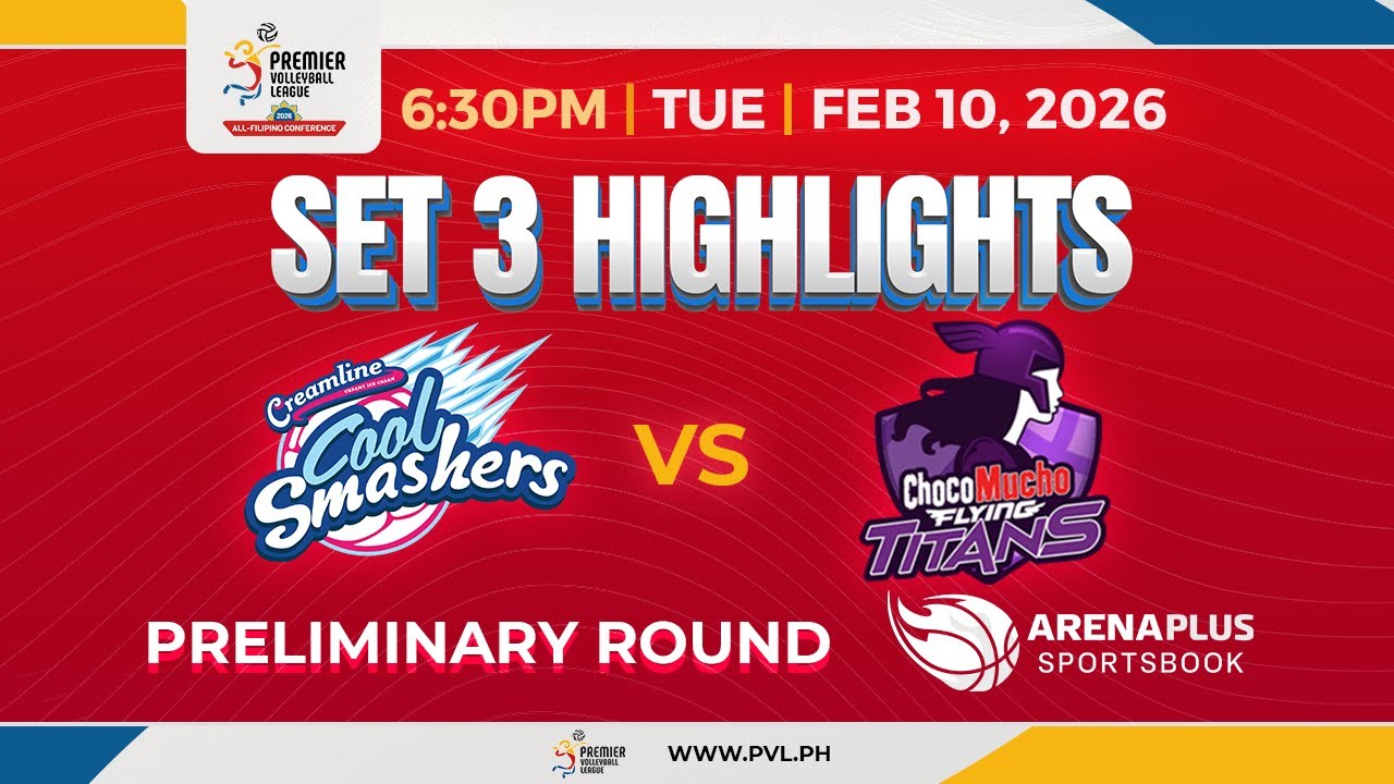 Creamline vs. Choco Mucho - 3rd Set Highlights