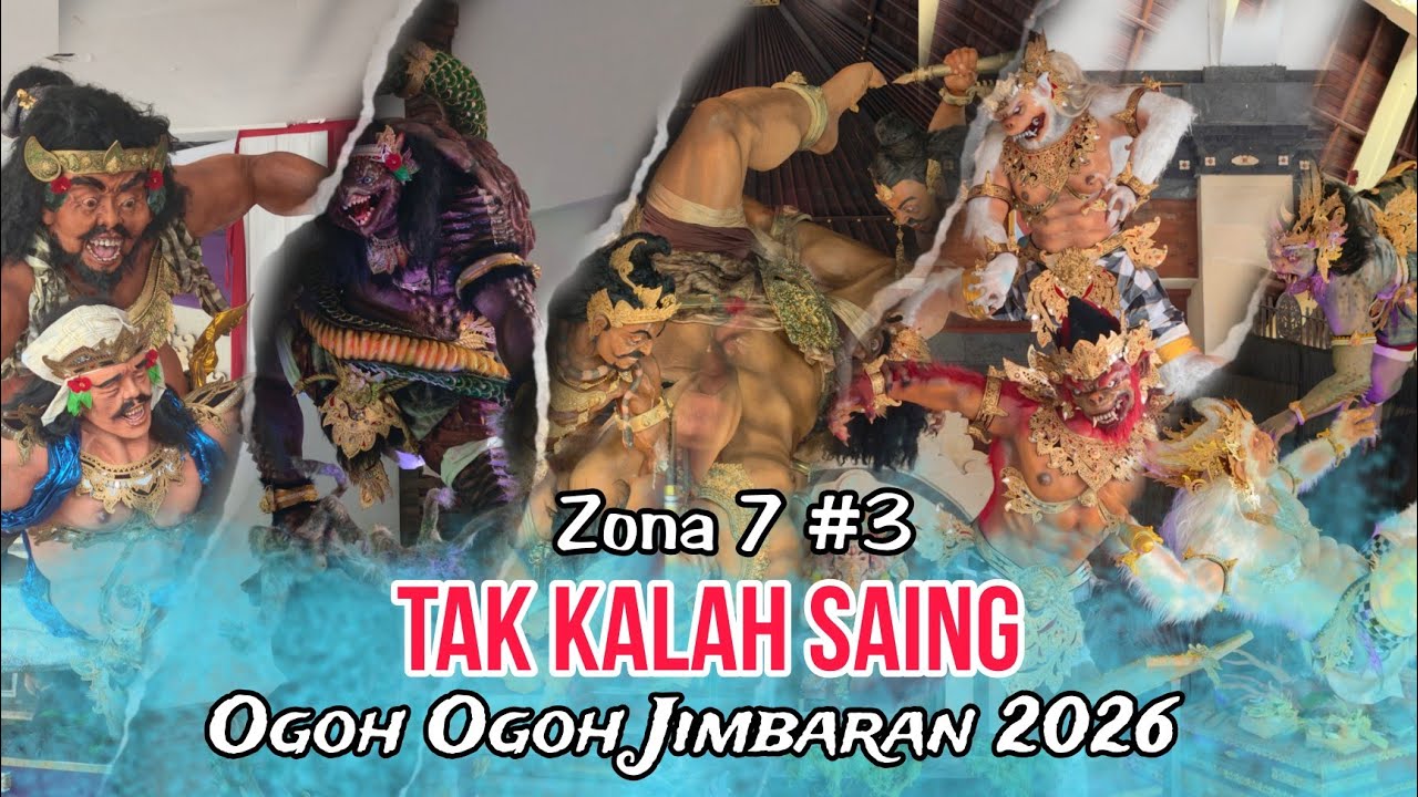 Ternyata Sebagus ini ‼️Ogoh Ogoh Jimbaran 2026 (full Banjar) zona 7 zona panas