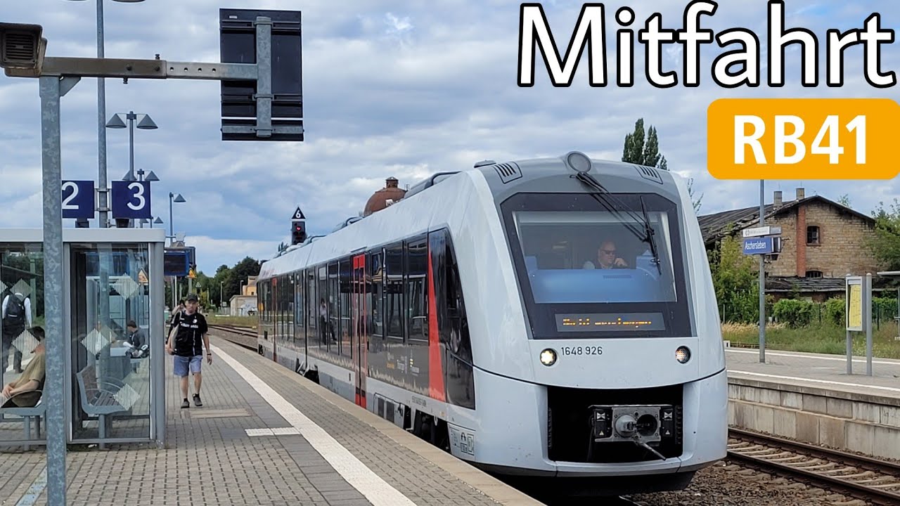 Mitfahrt | Coradia LINT 41 | Linie RB41 | Magdeburg Hbf - Aschersleben