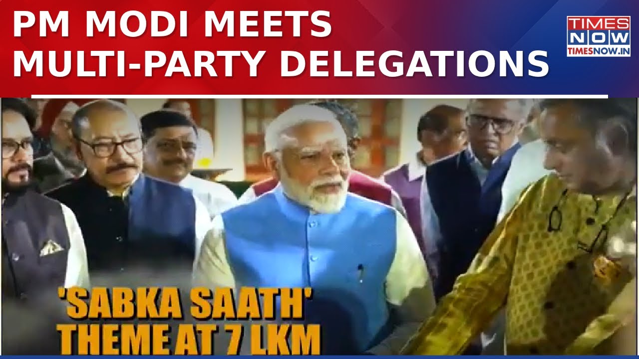 PM Modi Meets Multi-Party Delegations After Global Outreach Against Terrorism Post-Pahalgam Attack
