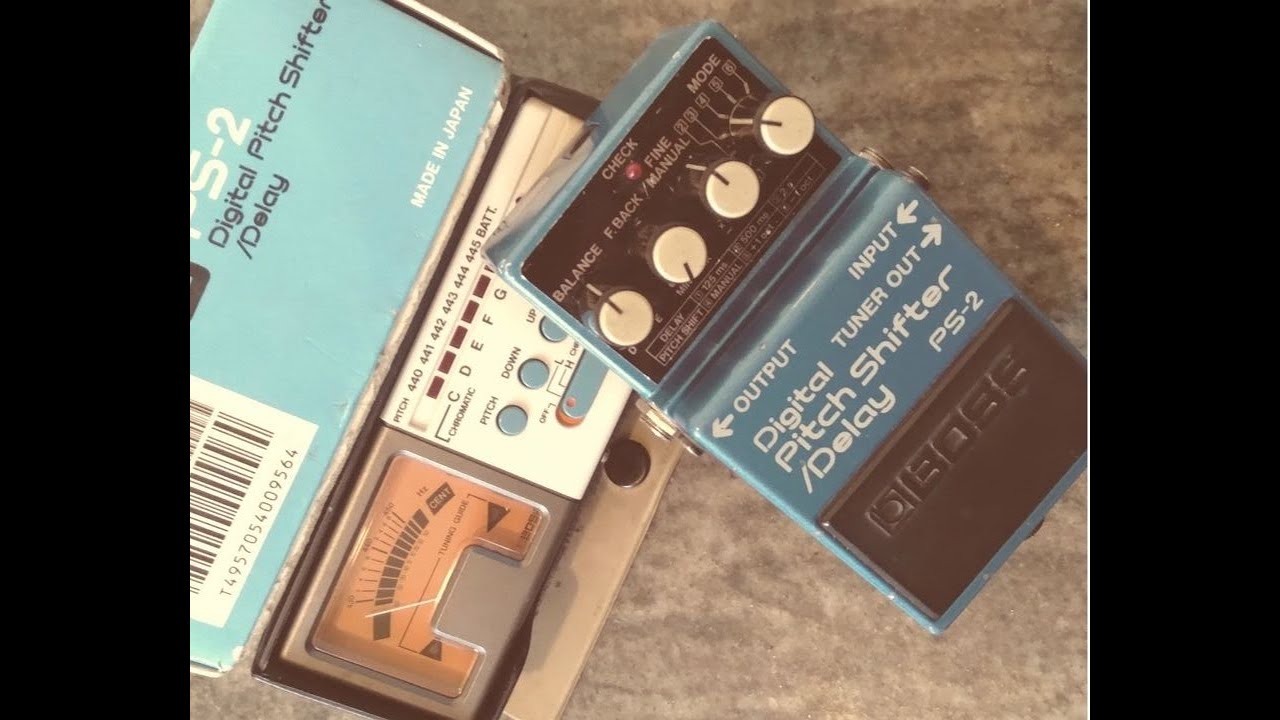 Como usar un Boss PS-2 Digital Pitch Shifter / Delay