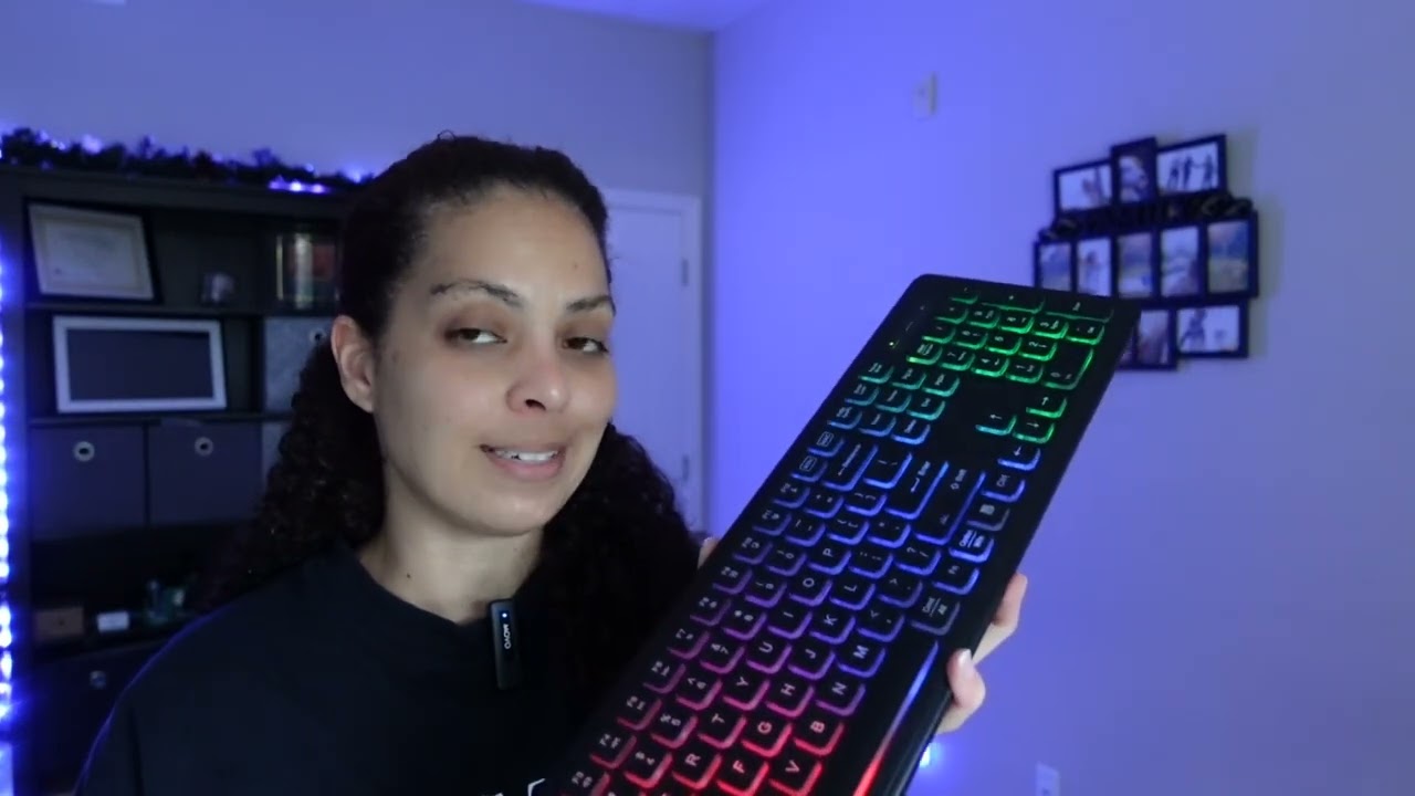 Wireless Keyboard & Mouse &ndash; RGB Backlit & Rechargeable!