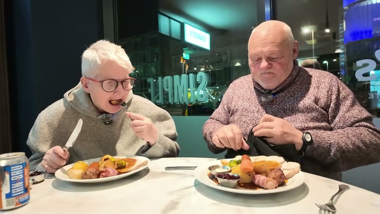Marco's Christmas Dinner, on Christmas Eve, at the Holiday Inn, on Christmas Eve, in #blackpool