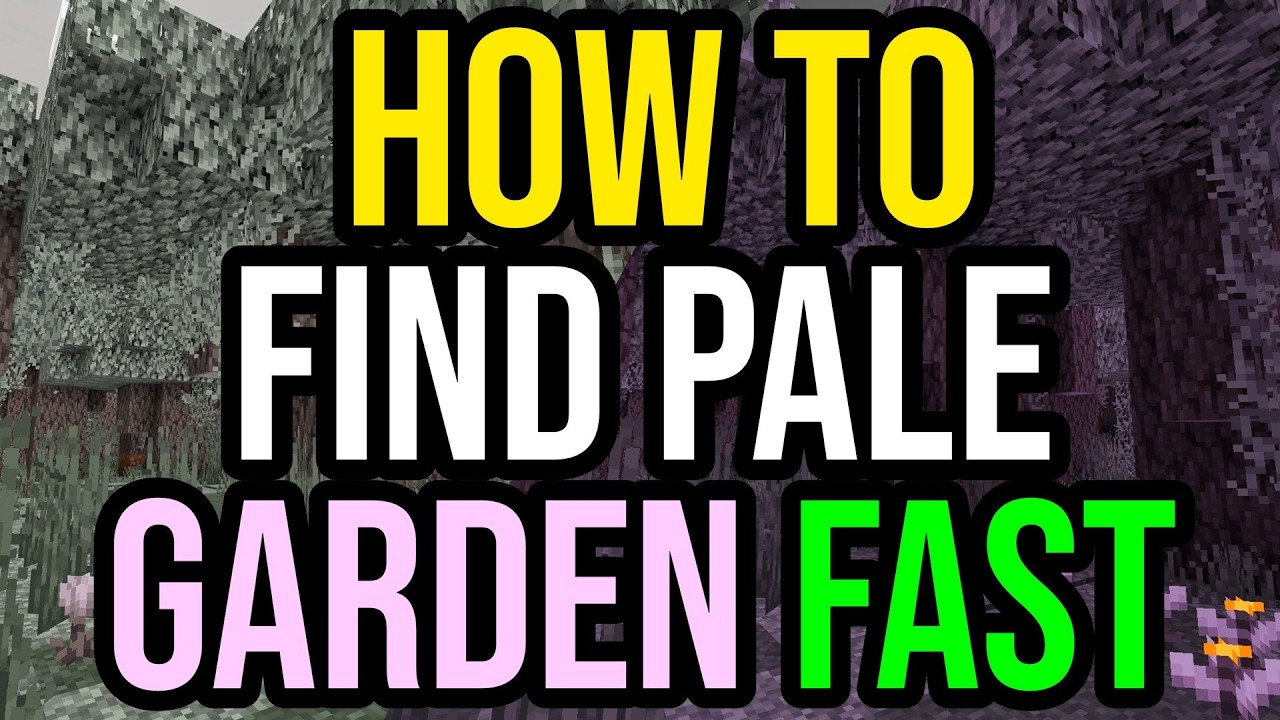 How To Find PALE GARDEN BIOME FAST In Minecraft!
