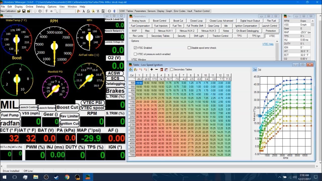 How to Tune Hondata S300 Part 1 - Smanager set up