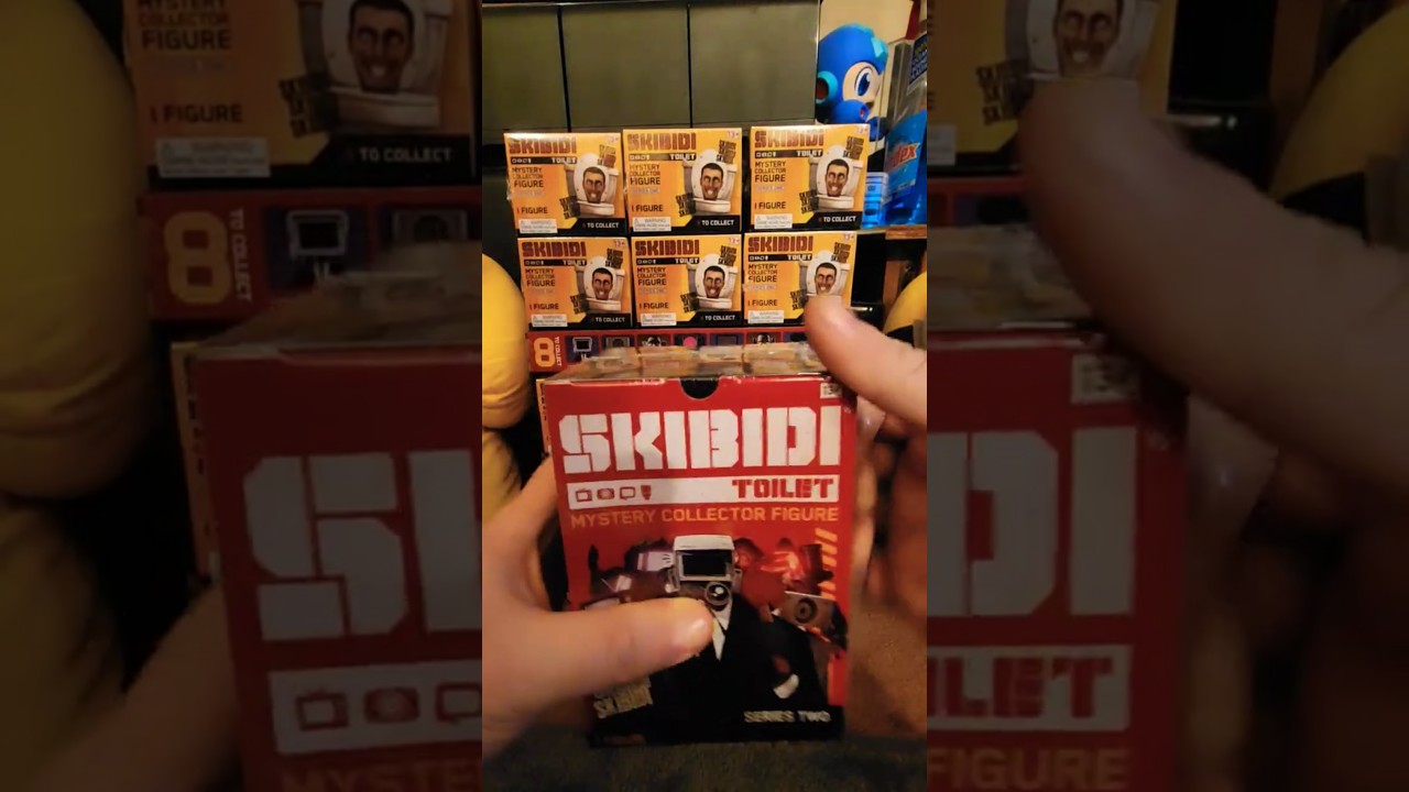 Skibidi Toilet Mystery Collector Figure Series 2 opening.