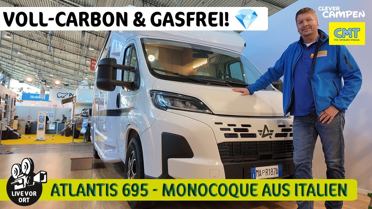 Atlantis Carbon 695 Test: Das ultimative Monocoque-Wohnmobil? | Gasfrei & Hochindividuell | CMT 2026