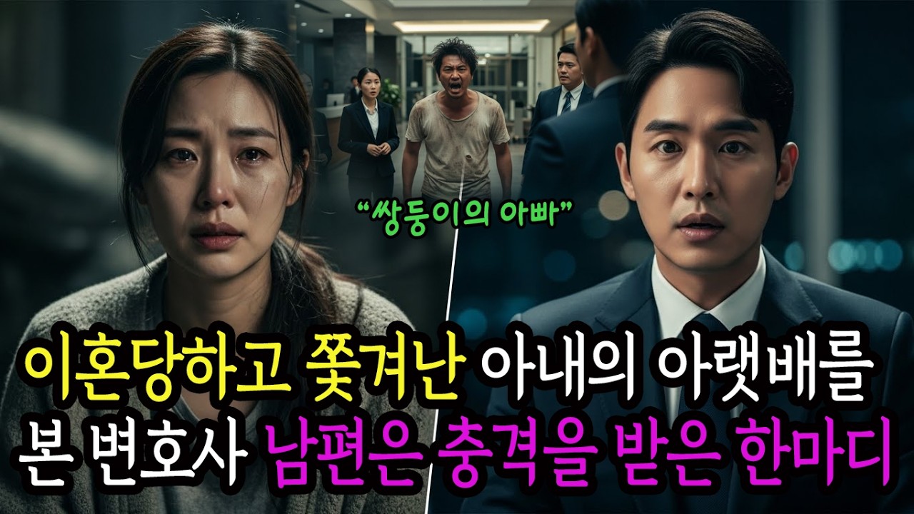 이혼당하고 쫓겨난... 임신을 숨긴 아내... 쌍둥이의 진실이 밝혀진 날