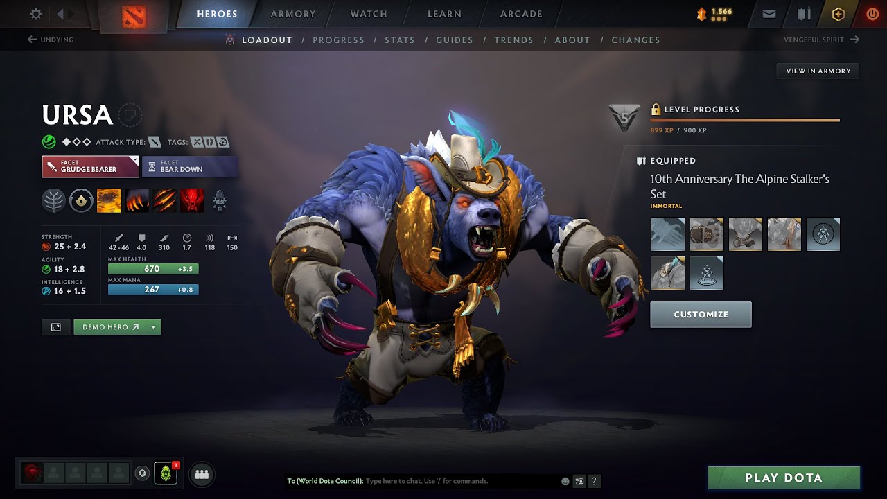 Dota 2 - 10th All-Hero Challenge (Ursa)