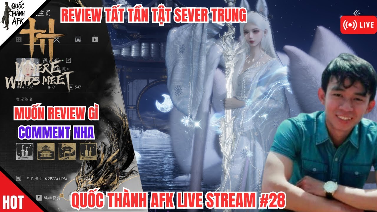 Where Winds Meet | Review sever Trung Tất Tần Tật Quốc Thành Afk Live #28