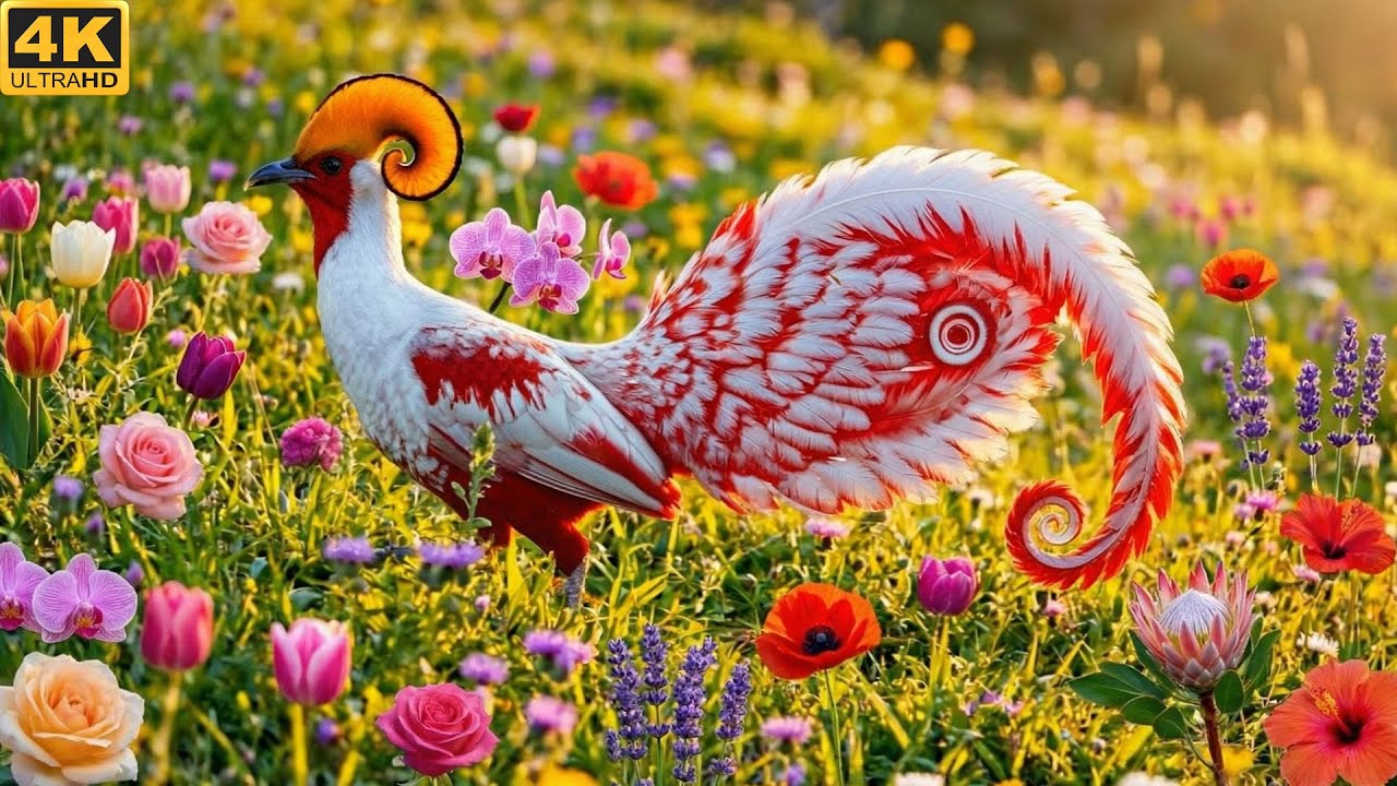 Relaxing Bird Sounds for Sleep, Study & Stress Relief | Top 100 Strangest Birds | 4K ASMR