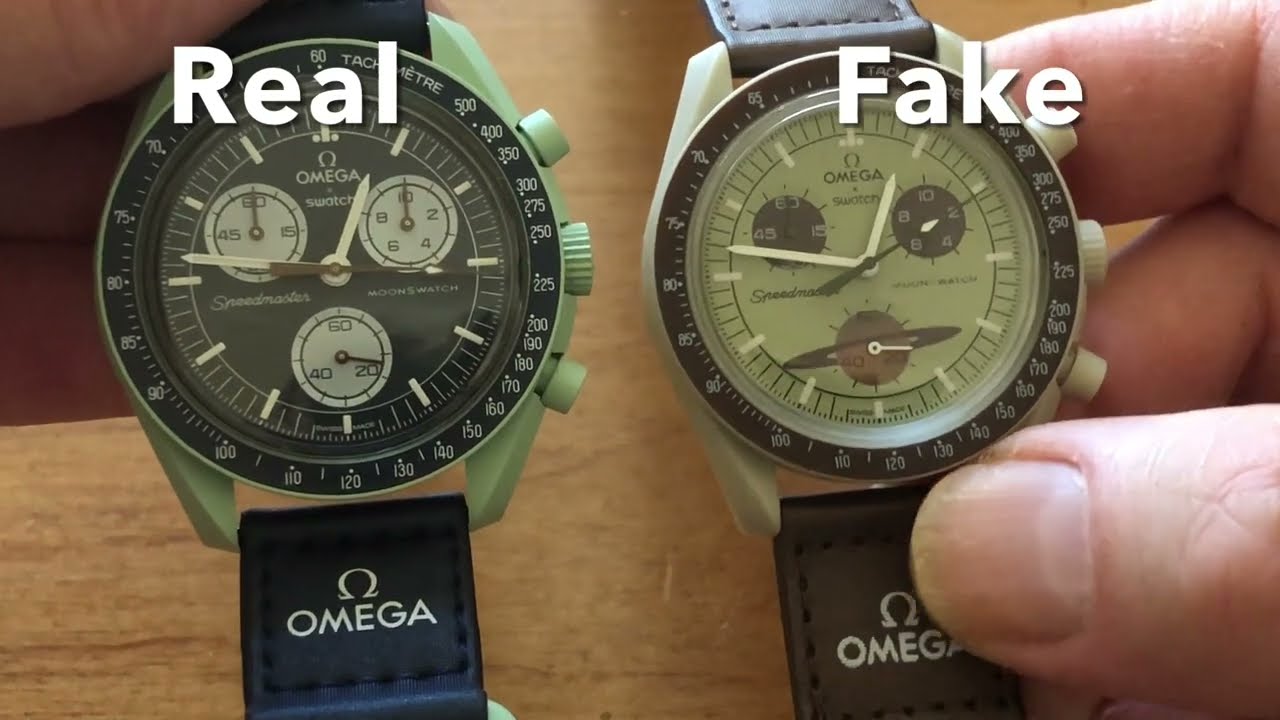 Поддельные или настоящие MoonSwatch Omega X Swatch Быстрый способ отличить
