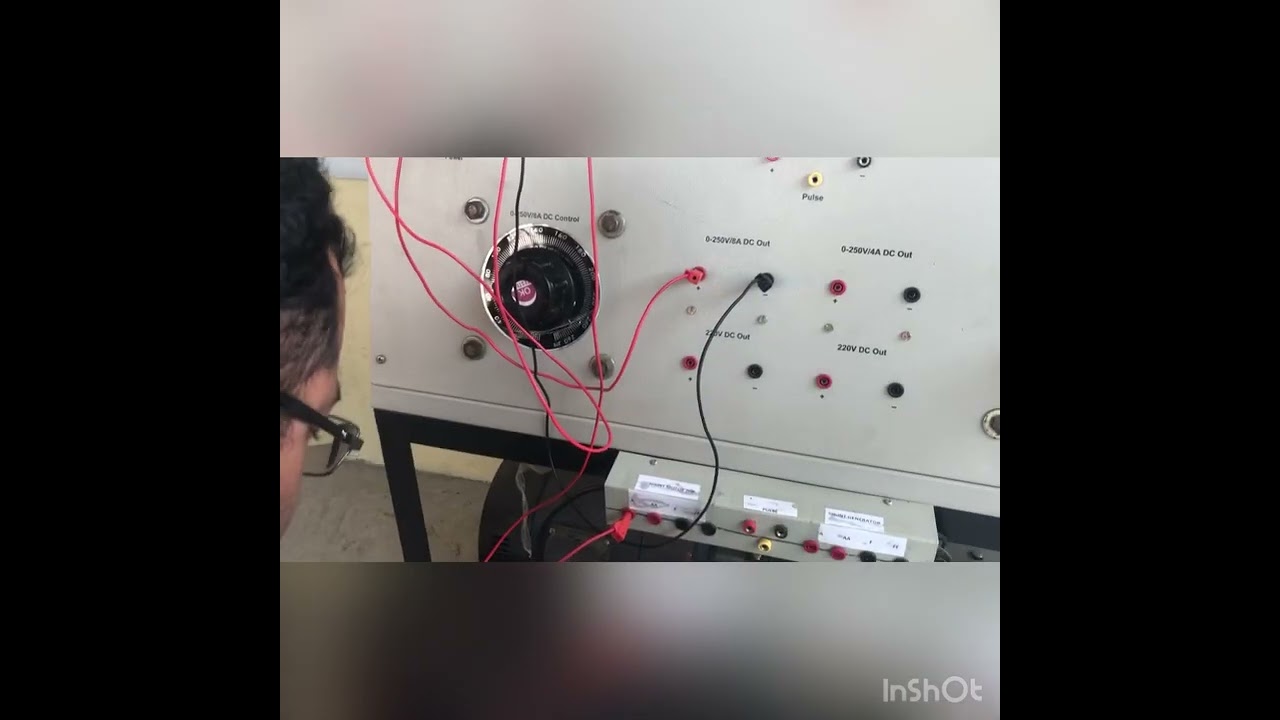 Dc shunt motor generator test lab instruction