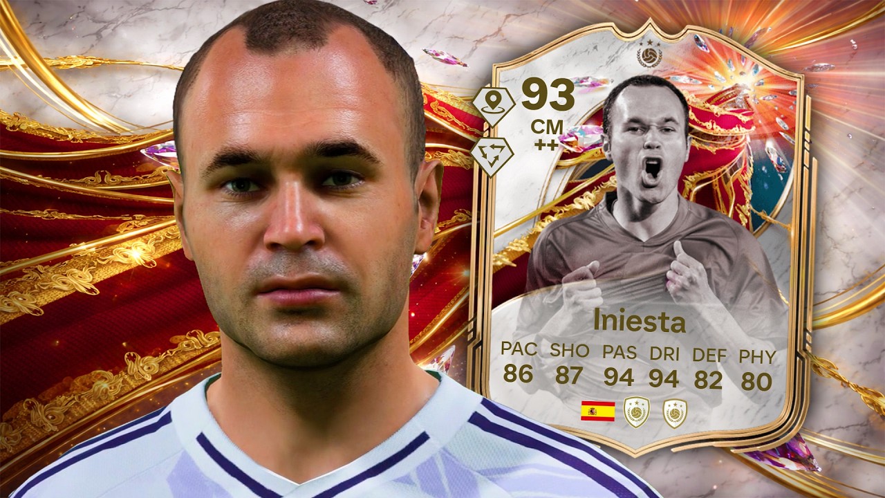 93 Knockout Royalty Icon Iniesta FC 26 Player Review