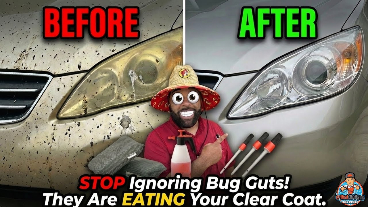 How to Safely Remove Bug Guts and Bird Droppings from Your Car