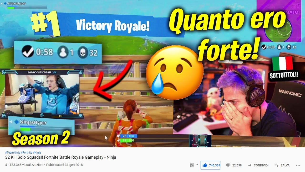 NINJA REAGISCE ALLE GIOCATE DEL VECCHIO 