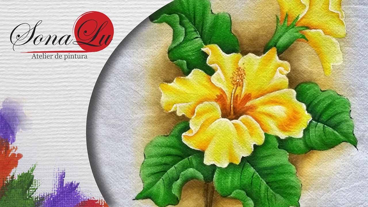 Aula 407 - Hibisco em Amarelo