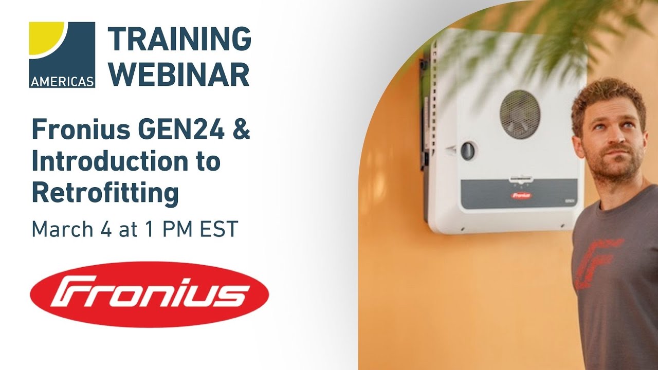 Fronius GEN24 & Introduction to Retrofitting