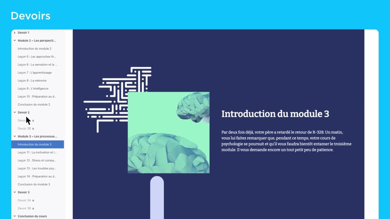L’environnement d’apprentissage du Cégep à distance