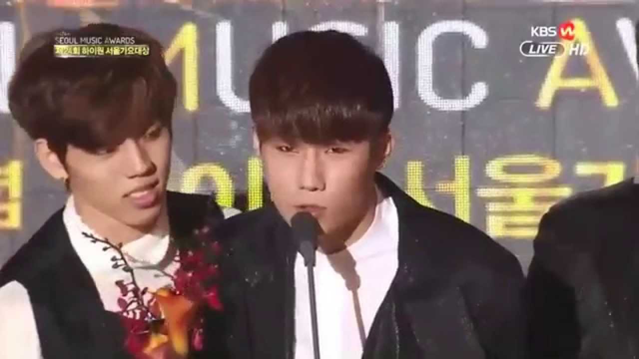 150122 INFINITE - Bonsang Award & Hallyu Special Award (24th Seoul Music Awards)
