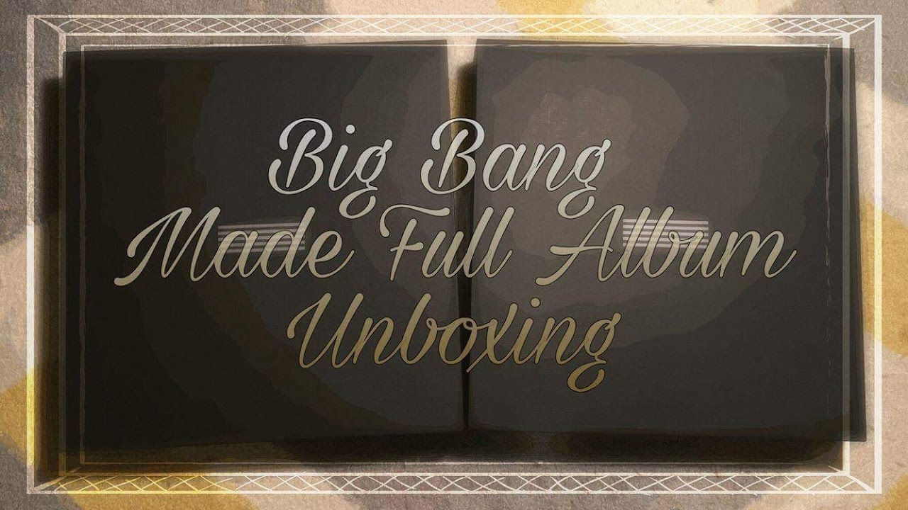 Bigbang Made Full Album Unboxing