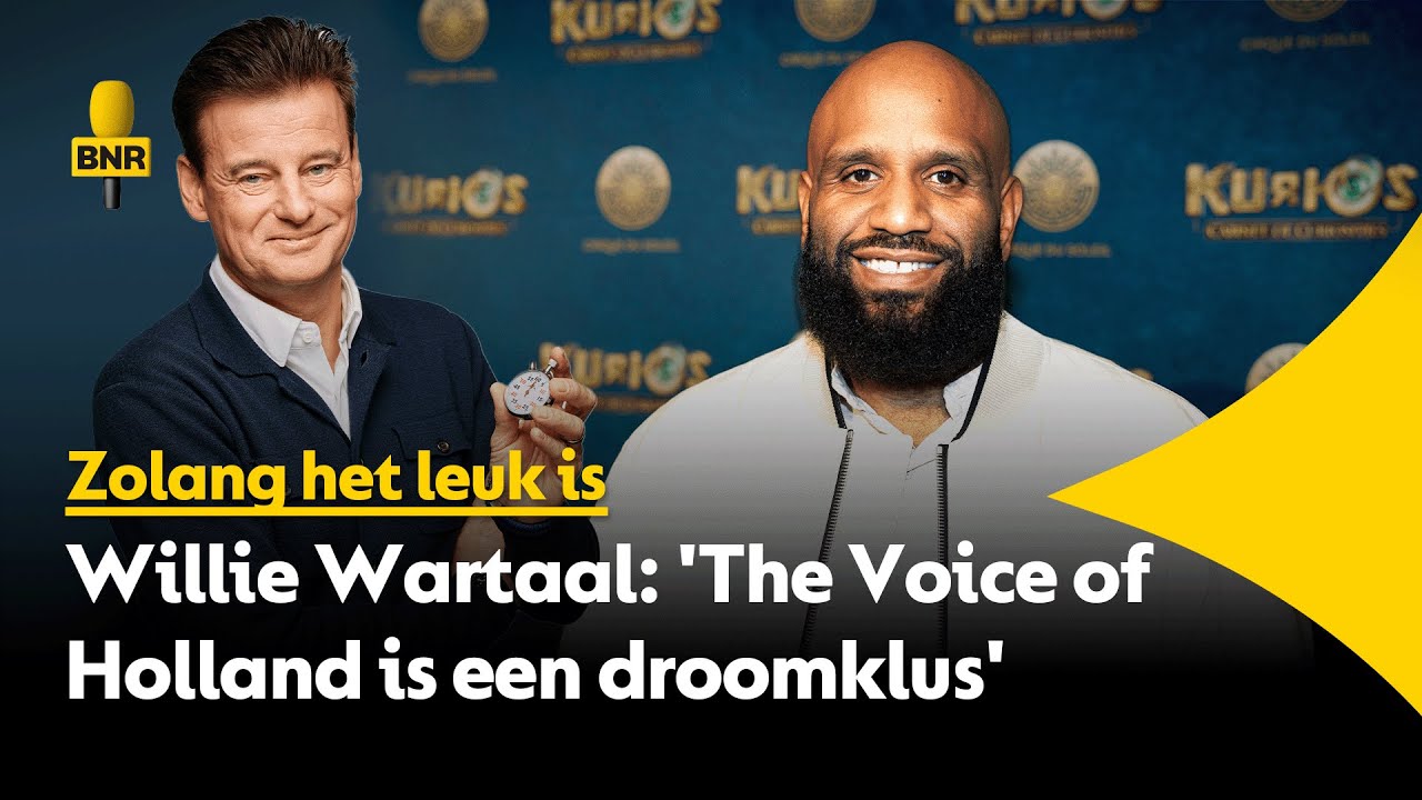 Willie Wartaal: 'Op de stoel zitten bij The Voice of Holland is echt een droomklus'