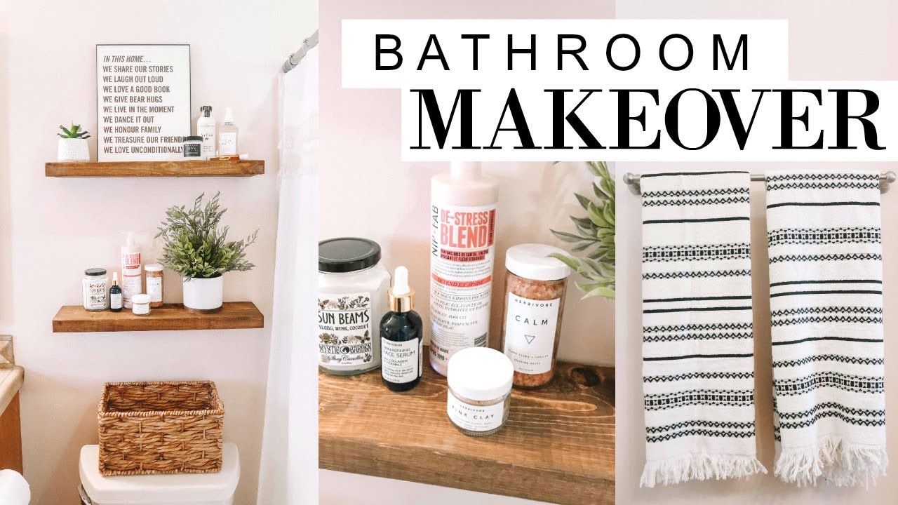 DIY Bathroom Makeover!! | Blaire Wilson