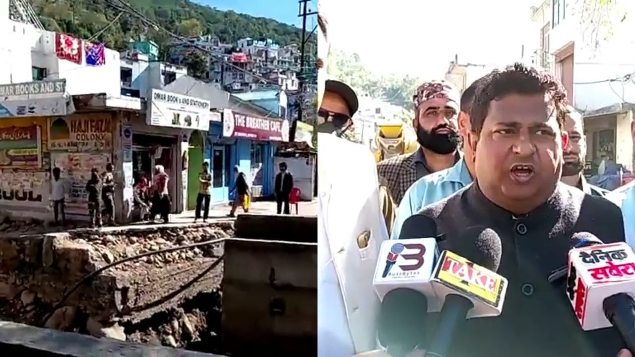 MLA Iftikhar Ahmed Visits Kheora, Reviews Ongoing Culvert Construction by GREF || 11 Nov 2025
