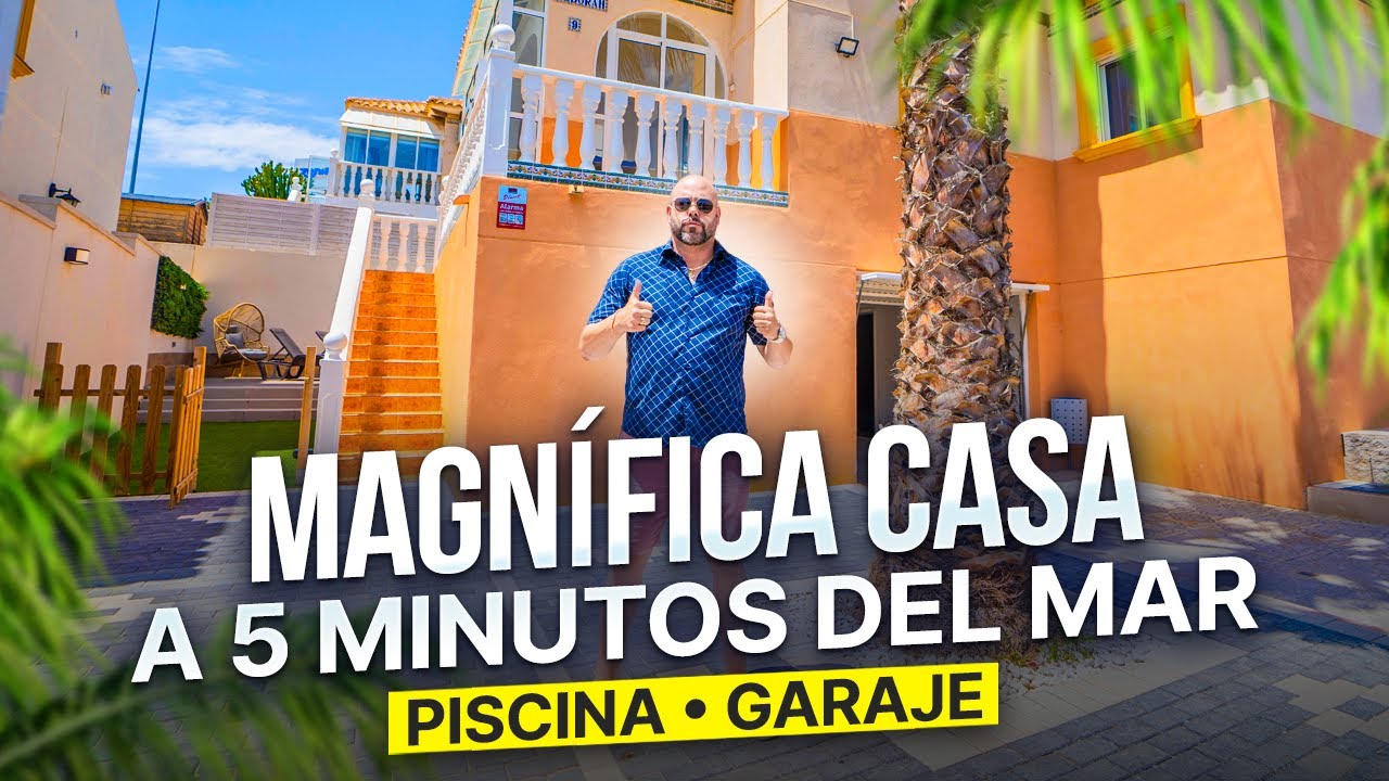 Magnífica casa con piscina y garaje ¡exclusiva en La Zenia!