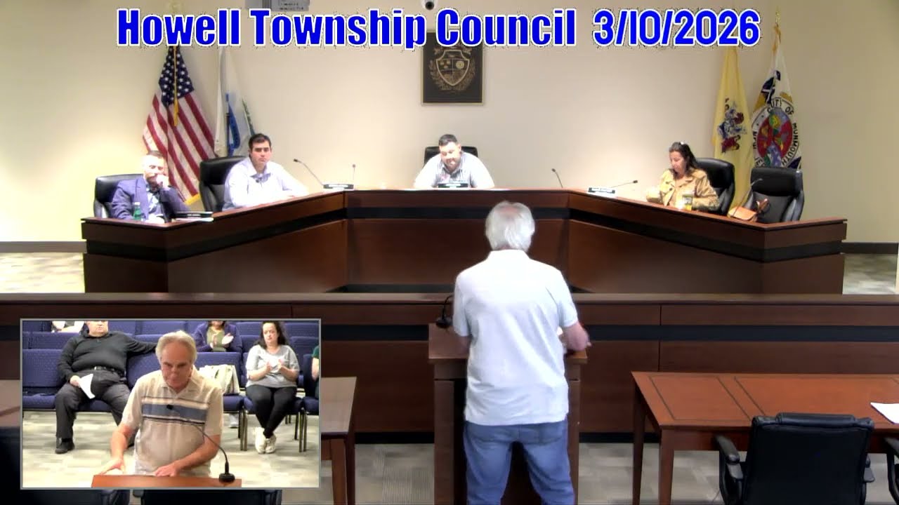 Howell Township Council Meeting 3/10/2026