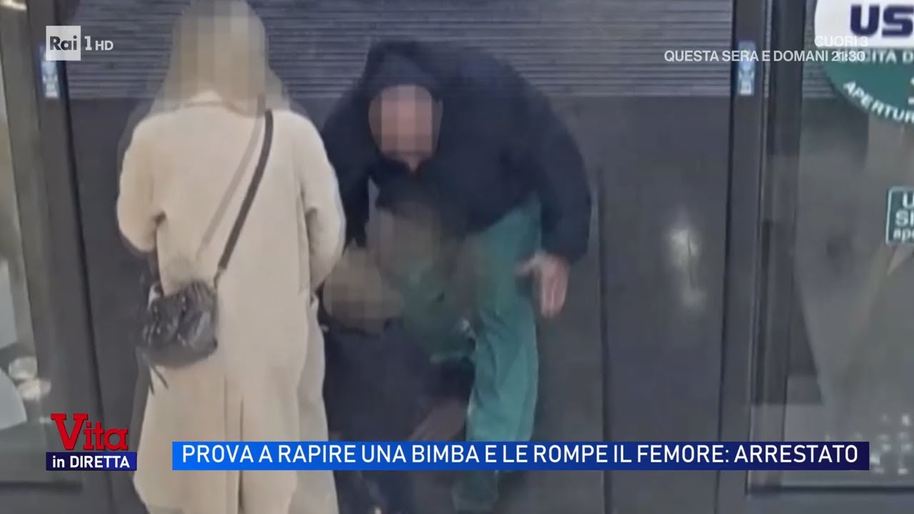 Prova a rapire una bimba e le rompe il femore: arrestato - Vita in diretta - 16/02/2026