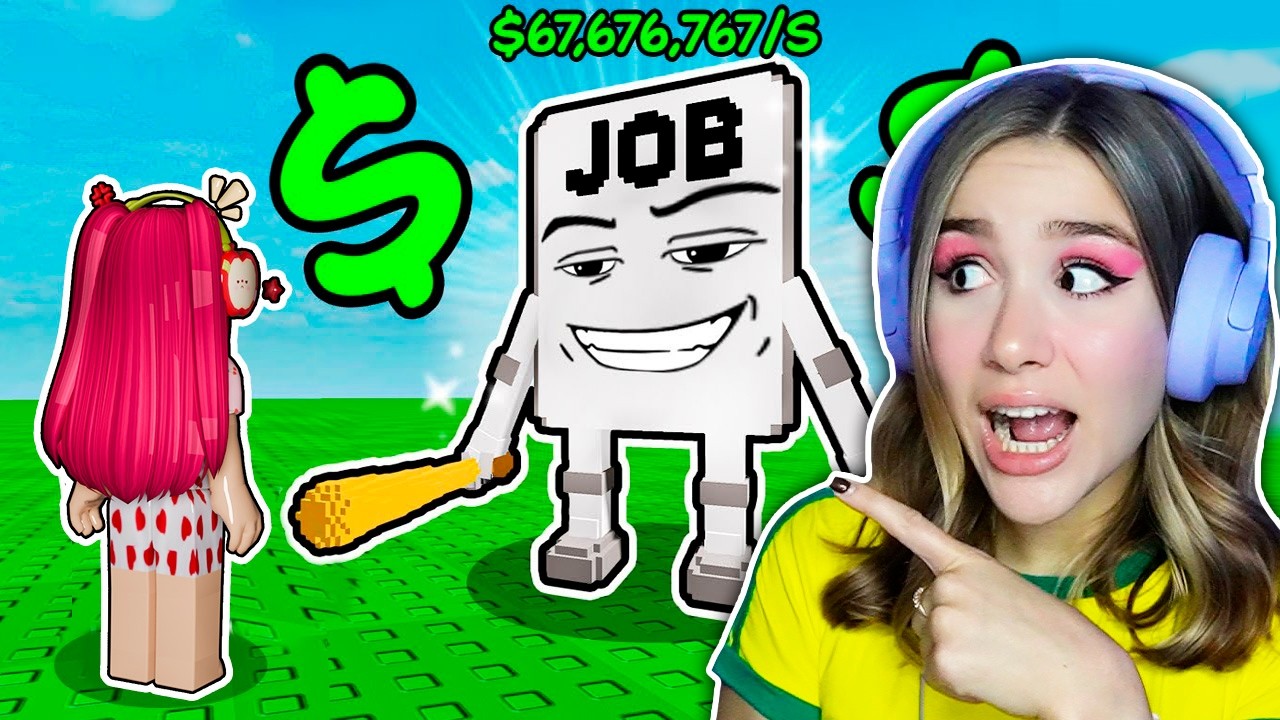 Я НАНЯЛА Самых РЕДКИХ БРЕЙНРОТОВ На Работу В РОБЛОКС😱 (My Working Brainrots)