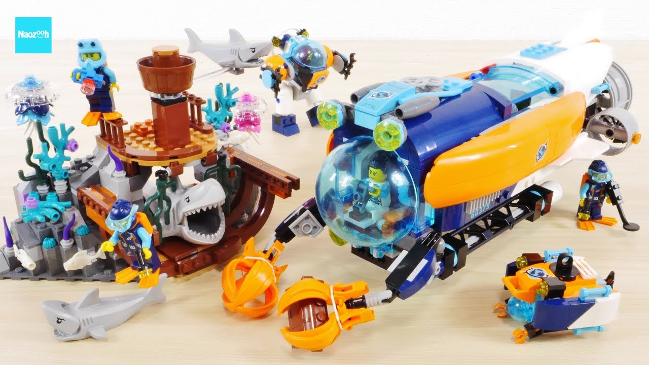レゴ シティ 深海探査艇 60379 ／ LEGO City Deep-Sea Explorer Submarine Speed build & Review
