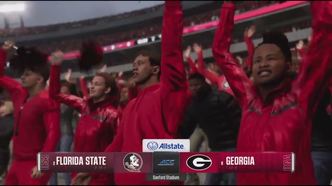 Week 13: 2 Florida State @ 8 Georgia