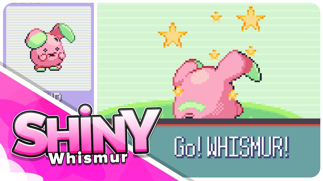 [Live] Shiny Whismur in 1250 RE's in Ruby Version!